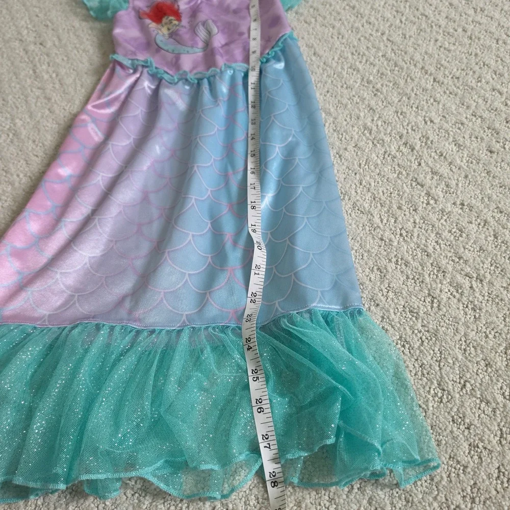 Disney Princess Ariel Little Mermaid Nightgown Toddler size 5T Dress